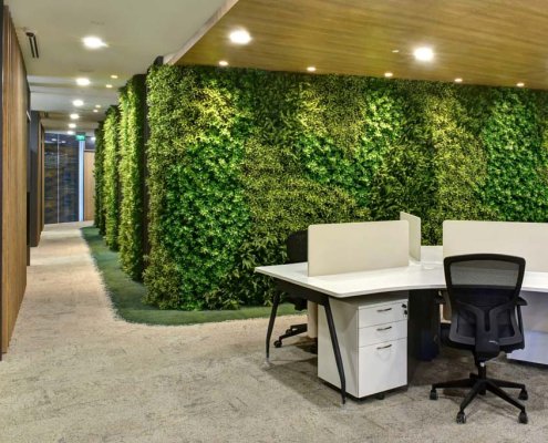 Desain Interior dengan Karpet Rumput Sintetis